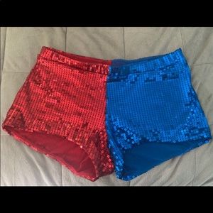 Harley Quinn Suicide Squad Sequin Shorts